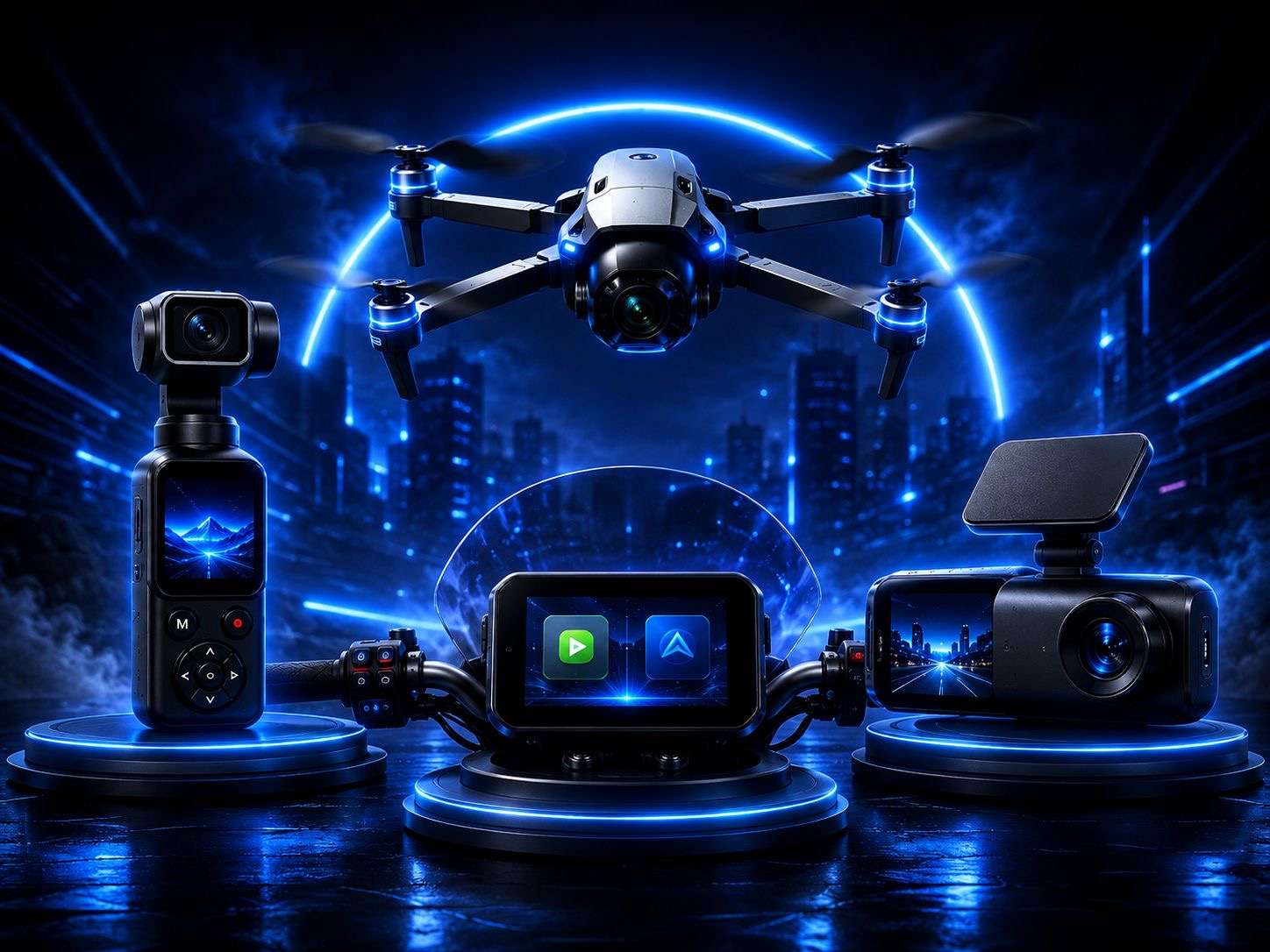 INFLUCAM — SkyPilot Drone, VORTEX Camera, Nexus Display & DashCam